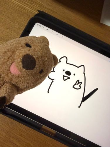 描いてもらったよお( ´ᴥ` )