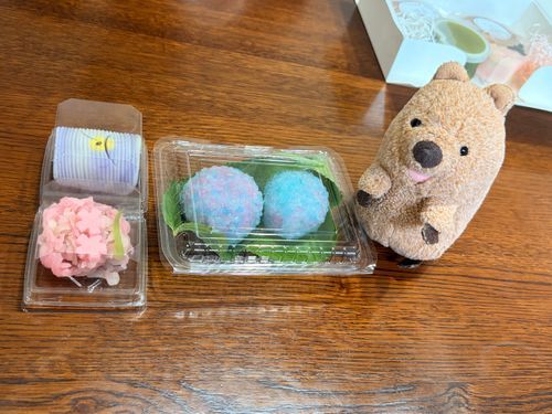 あじさい と ほたる と なまえわすれちゃった……( ´ᴥ` )
