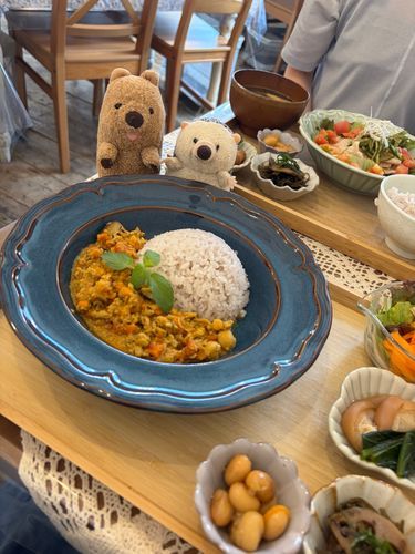 乾物屋さんのキーマカレーだよお🍛
とっても おいち!!( ´ᴥ` )