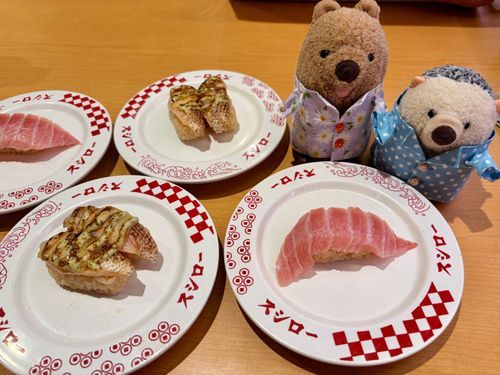おしゅし🍣🍵
ｵｲﾗとぽんちゃは、さーもんちーずが一番好きなんだよお🧀
みんなはなんのネタがすき？？