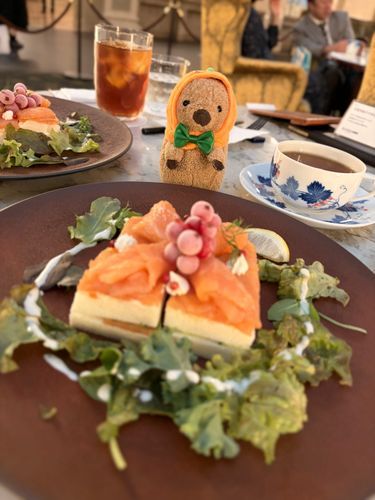 お料理が到着したよっ
ｵｲﾗのだいすきなさーもんだあ( ´ᴥ` )💖
ねえ食べていいっ？食べていいっ？？