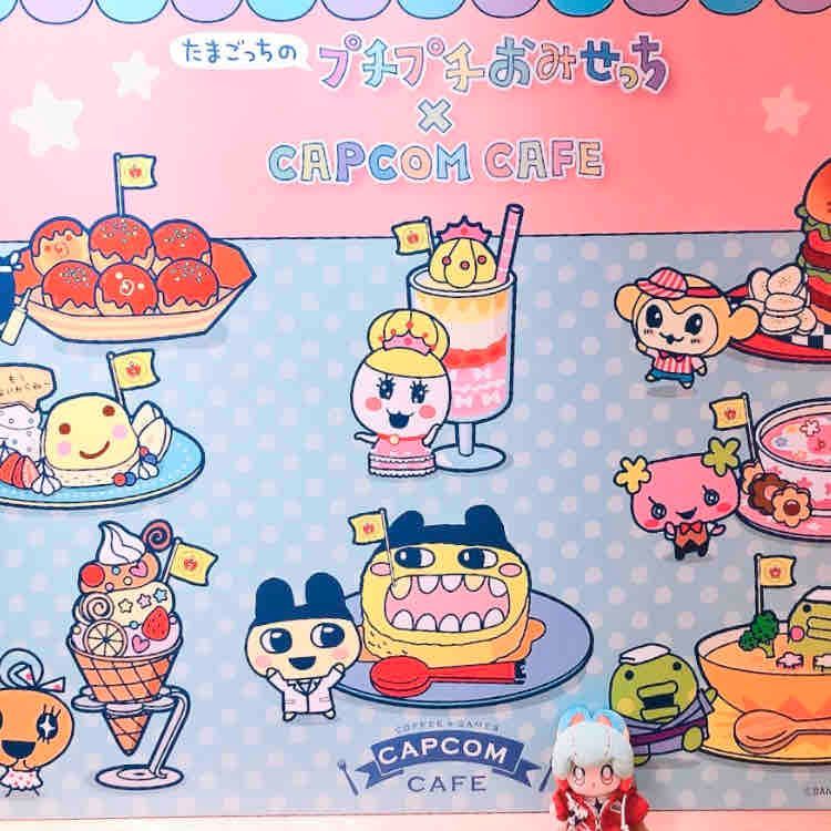 たまごっちのプチプチおみせっちカフェ行ってきたよ〜っ！かわいくて美味しくてサイコー！🧸💛