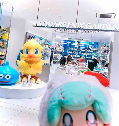 これもシブヤ！でっかいスライムとチョコボがいた～！🧸