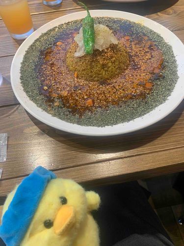 めずらしい　カレーだ！