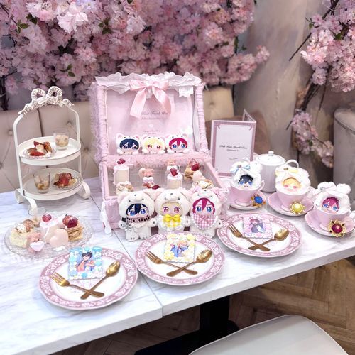 ほくとちん、いばらちんとアフヌンでした🫖🌸
プロデューサーたちには しんごうみたいでかわいいねっていわれました。ほめてるのか？