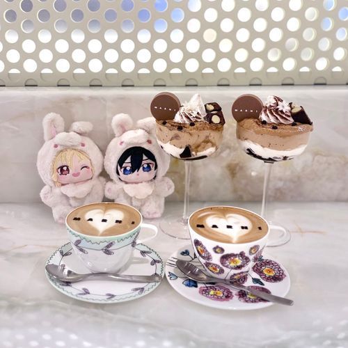 ずっといきたかったカフェ、すいててすぐはいれたってプロデューサーがよろこんでました₊˚