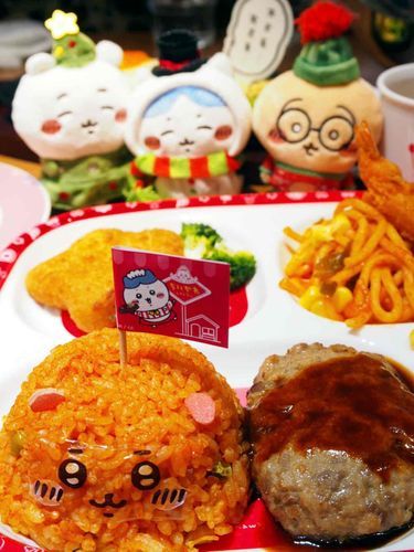 やった！お子様ランチの旗、ハチワレちゃんだ
嬉しいな


ちいかわレストラン
ちいかわのお子様ランチ
