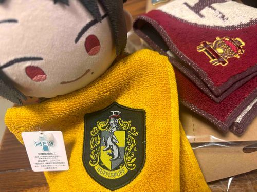 あるじのままがおみやげに買ってきてくれたおたおる！あるじはきいろのまほうのひとがすきなんだって！