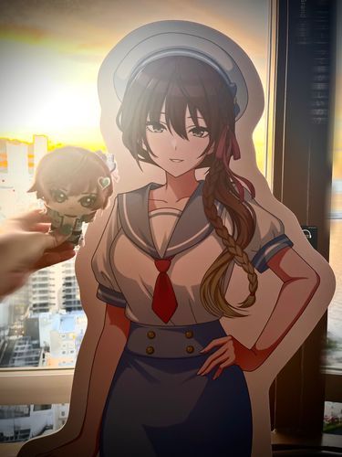後光差し込む神々しい美琴さんと美琴さん🌇