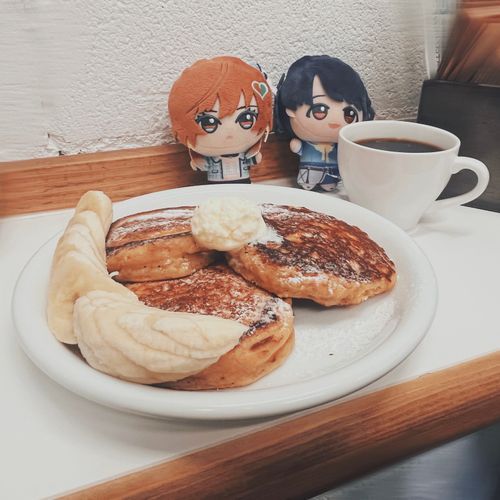 美味しい朝食を食べました。
でも少し糖質を取りすぎているね。気をつけてね。

🥞☕️
(押忍…)