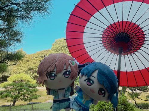 雲ひとつない夏空🌲🌿🌱🌾⛱️
