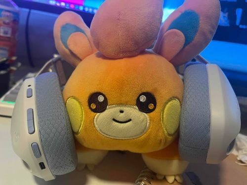 ずんちゃ、ずんちゃ♪ノリノリなパモさん、何聞いてるのかな？