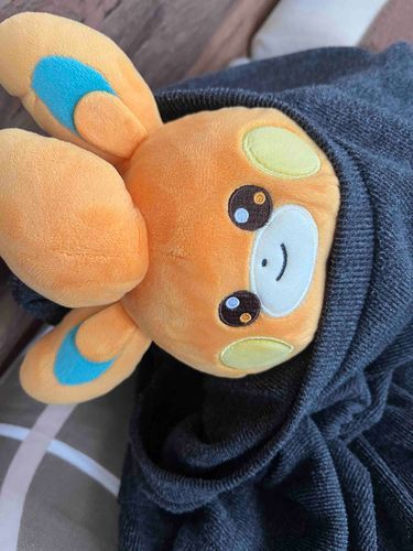 パモさん、それは毛布じゃなくて私のパジャマです