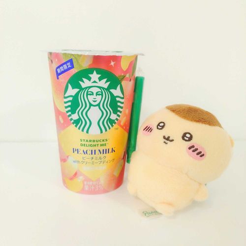くりまんじゅうさんと桃の味の飲みもの