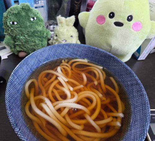 素うどんつくってもらっちゃった🎶