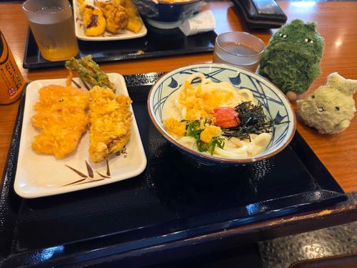 まるがめで天ぷら3個もたべちゃうなんて…！！