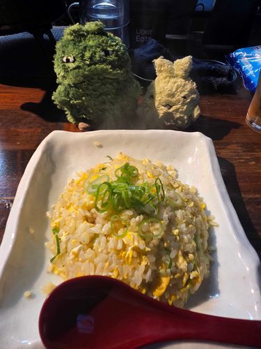 まちちゅうかのチャーハンたべたよ！
ゆずこしょうがきいてておいしかった🎶