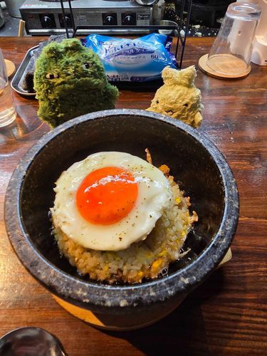 いしやきちゃーはん！！
あちあちでおこげがおいしかったよー！！