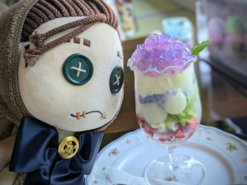 あじさいパフェ おいしそう
