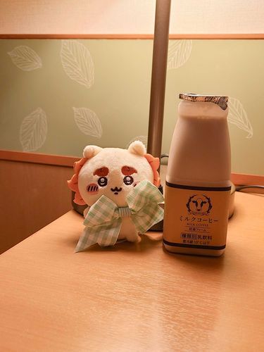 ミルクコーヒーです☕
