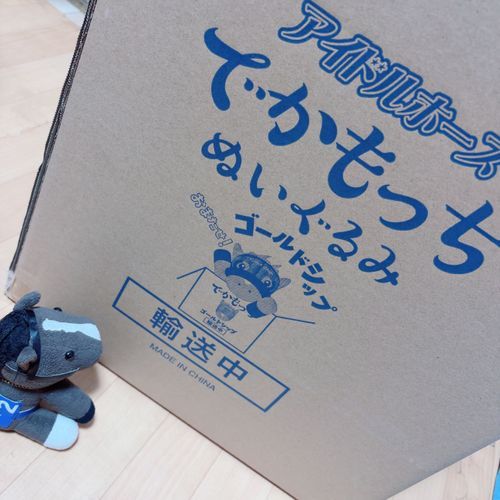 おうちに　でかもっちごーるどしっぷが　なかまいり！！
おっきくて　ふわふわの　もっちもち！

なかよくしようね〜！