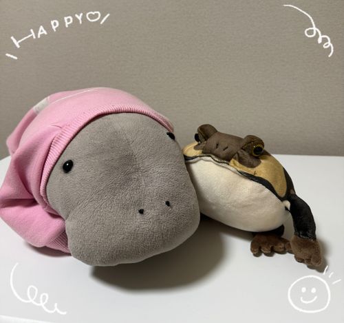 カエルのフクちゃんと🐸