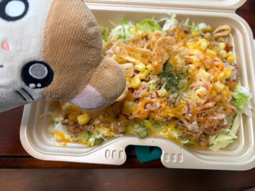 美味しいタコライス食べながら九条の大罪イッキ見したのだ！
WBCからNetflixに入ったけどやめられないのだ〜