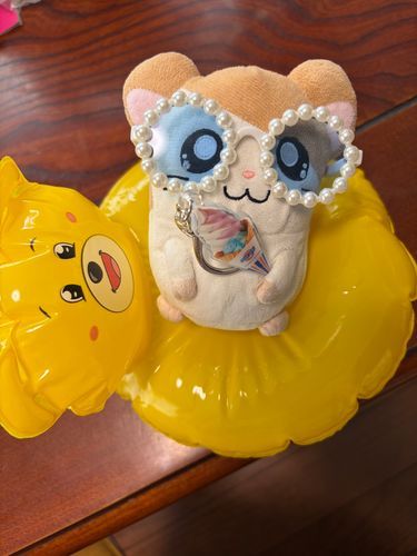 なかなかぼくサイズのガチャが見つからなかったけど、ついにエアーソファーなるものを見つけたのだ！
これで海とか川とか行きたいな〜
（水上使用禁止と書いてあった…）