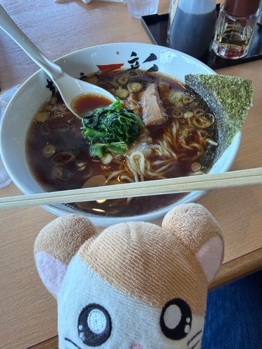 新潟のラーメンはスープの色が濃かったのだ！ﾁｭﾙﾁｭﾙ