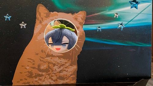 宇宙猫…？　宇宙🍆…？