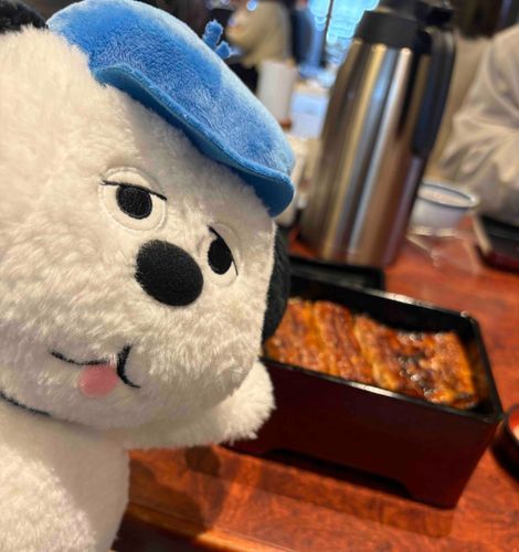 お昼ご飯はウナギ！！
お腹いっぱいです♪