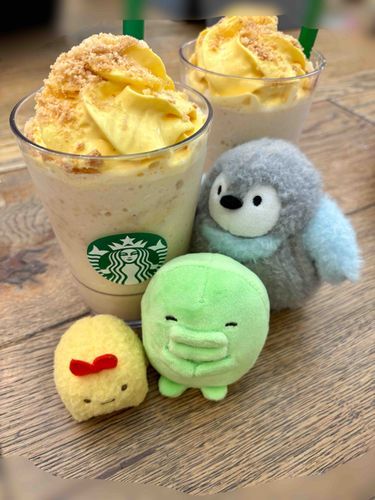 シュークリームフラペチーノ のんでみたよ！
カスタード だいすきだから また のみたいね💕︎