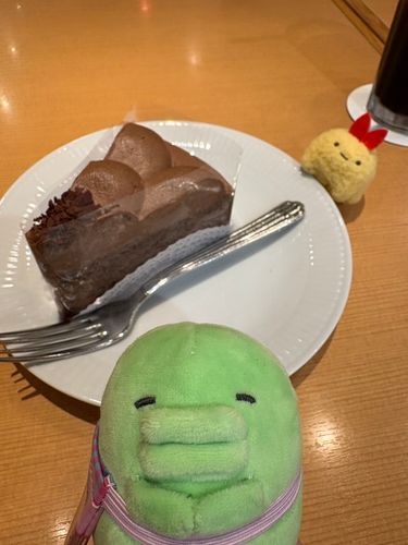 デザートは チョコレートケーキ✨️