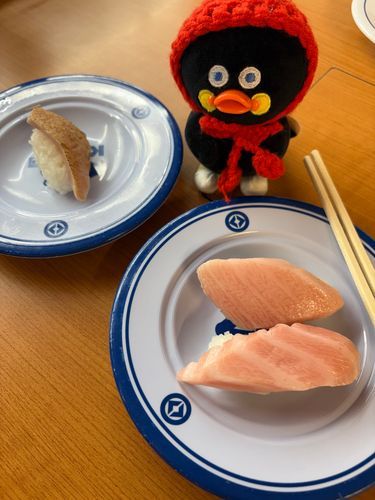 ぜいたくに おおトロ たくさん たべた！✨️