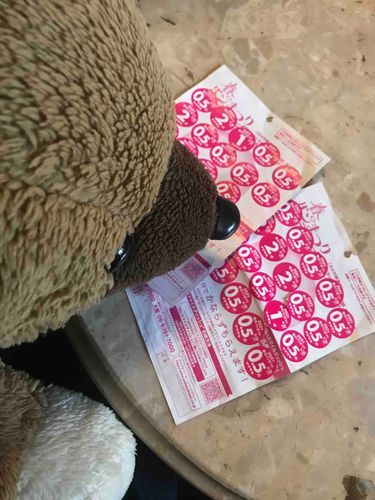 おねえちゃんが、
パンばっかり買ってきてるよ。
たろちんがシールを貼る係になったけど、
むずかしい(泣)
