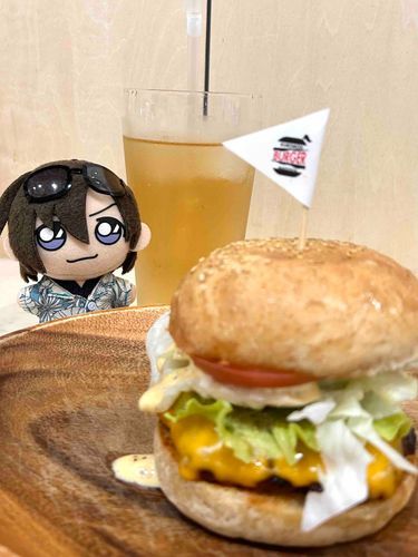 こだわりバーガーだぬ！