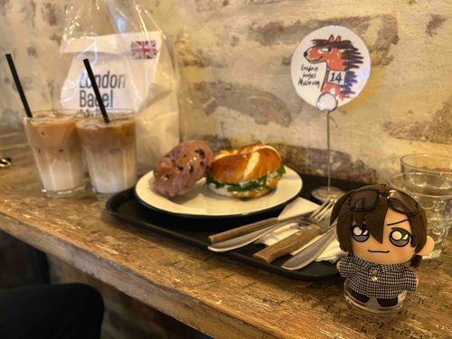 ロンドンベーグルミュージアムだぬ！