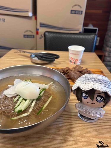 ひんやり冷麺ぬ！