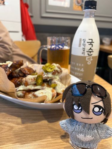 旅行でチキン食べたぬ！