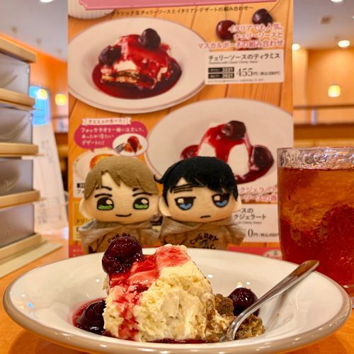 🍒チェリーソースのティラミス😍