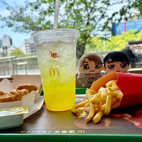 マクドでひと休み🥤