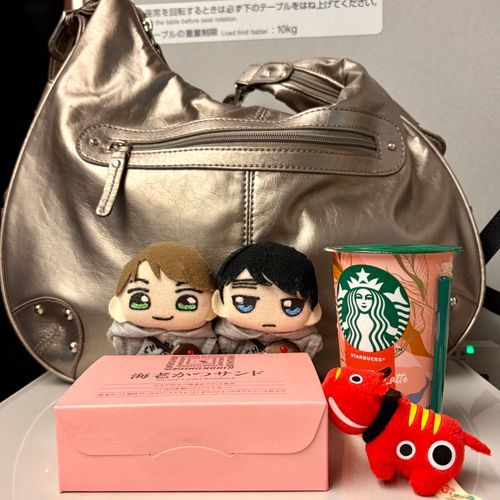 【6月末🚅新幹線でお出掛けしました🗼】
⑪おやつの海老カツサンド＠🚄帰りの新幹線
これにて東京遠征編はおしまいです(੭ ᐕ)ﾉ
ありがとうございました😊🙏