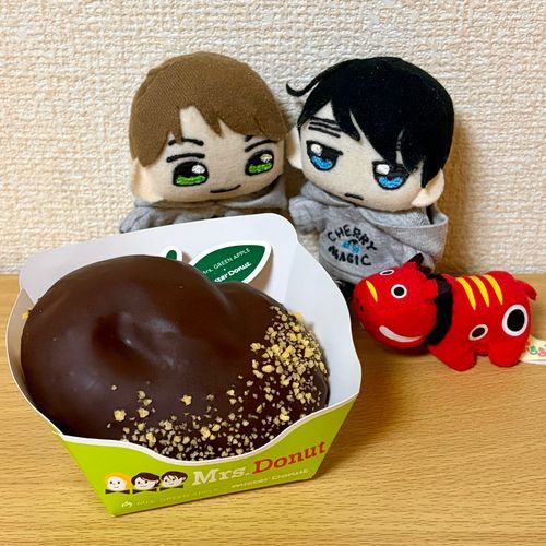 くろまるちゃんのぬい主に
おやつお裾分けしてもろた🍩