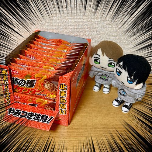 ぬい主の大好物が再販されたのを知り
共に喜び祝ってくれる小さい２人