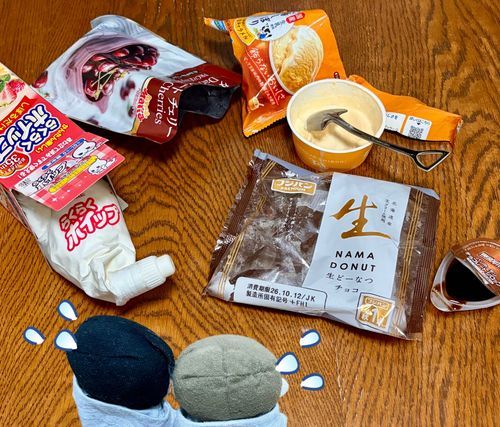 お祭の残骸😇