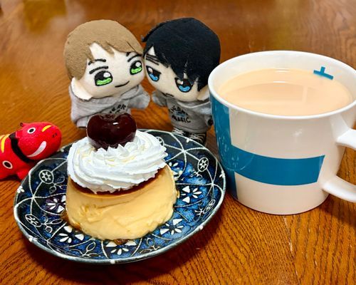 固いプリンは心の栄養💓( °ꇴ °)ﾉ🍮