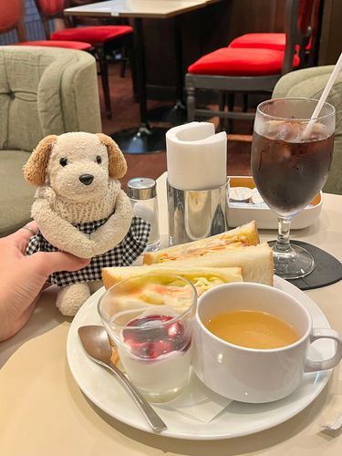 モーニング食べた🥪☕️