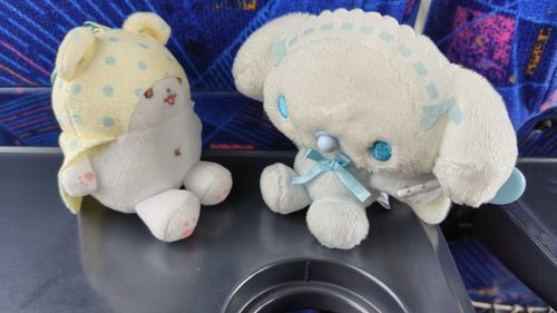 「モップくん、こんどいっしょに旅行に行こうね♪」