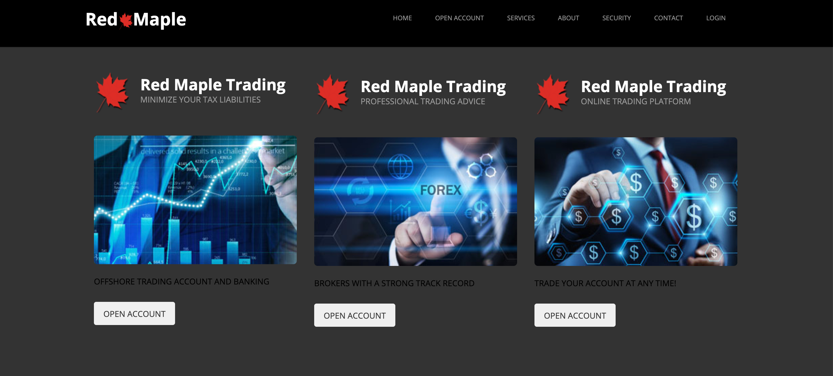 Red Maple website