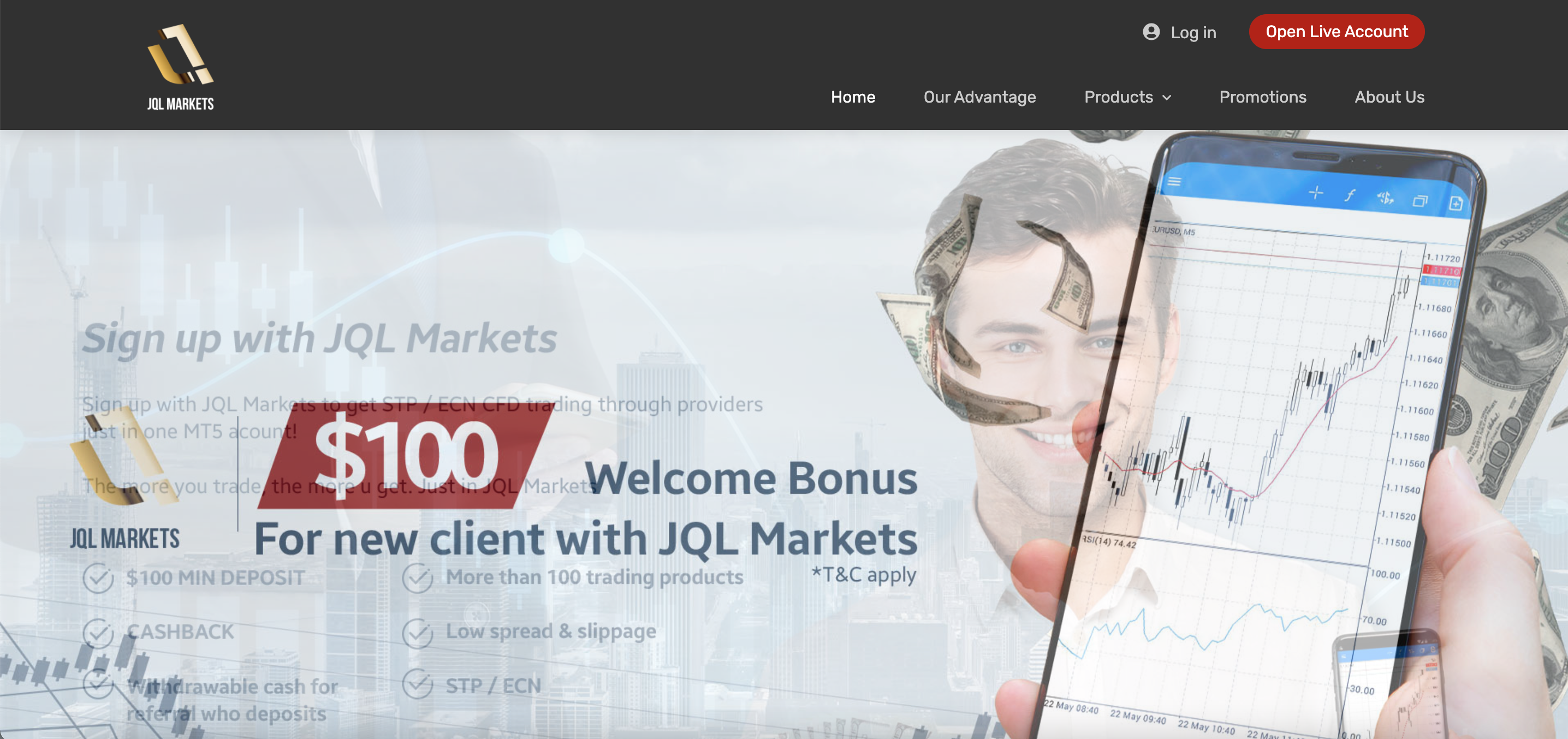 JQL MARKETS website